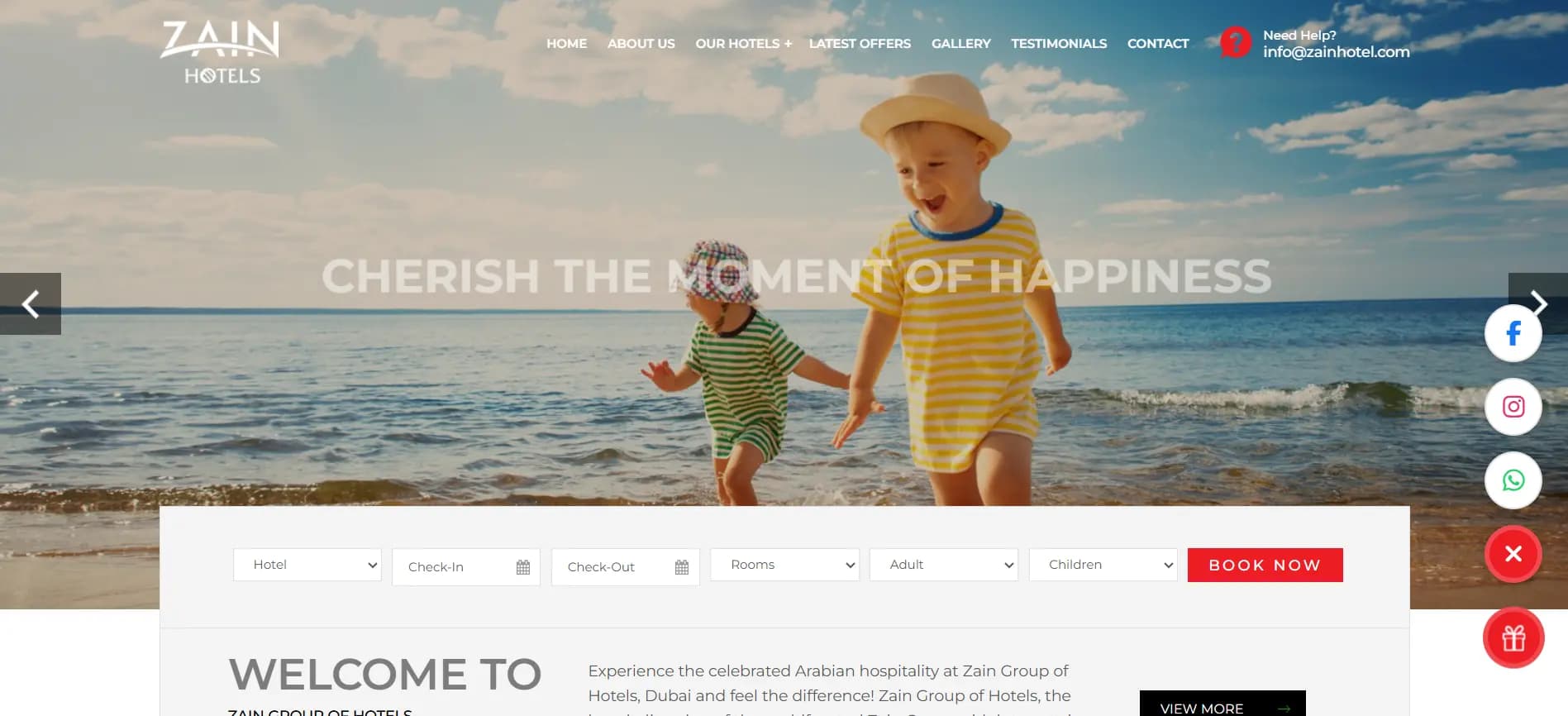 Hotel Website Maintenance & Enhancement